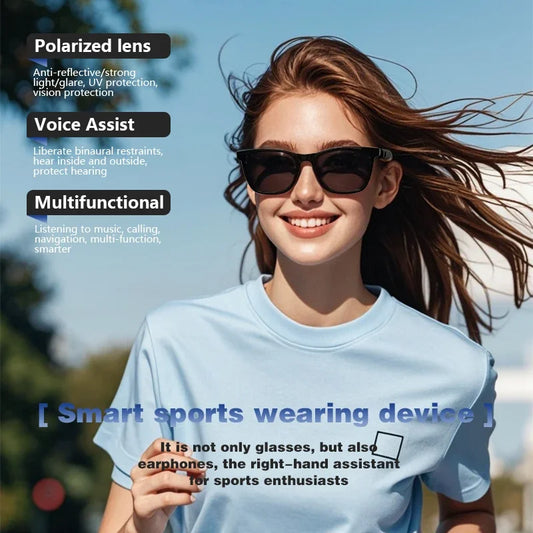 Voice-Activated Smart Shades w/Swappable Frames - Snugior