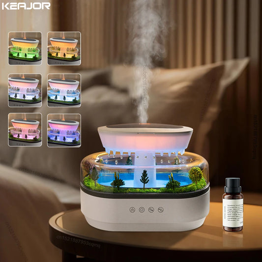 Raindrop Glow – Humidifier & Ambient Light in One - Snugior