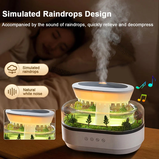 Raindrop Glow – Humidifier & Ambient Light in One - Snugior