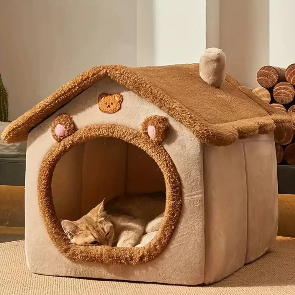 Removable Top Brown Pet House Just A Store