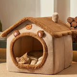 Removable Top Brown Pet House Just A Store
