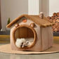Removable Top Brown Pet House Just A Store
