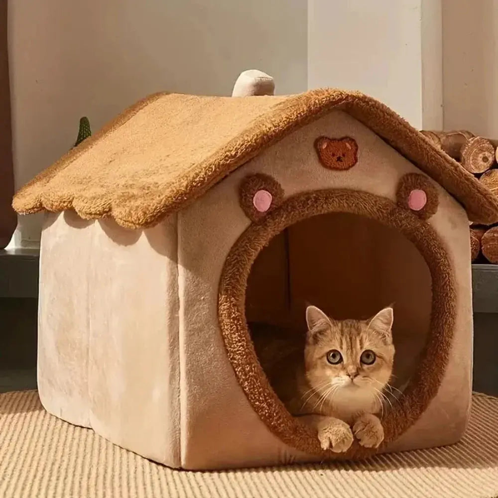 Removable Top Brown Pet House Just A Store