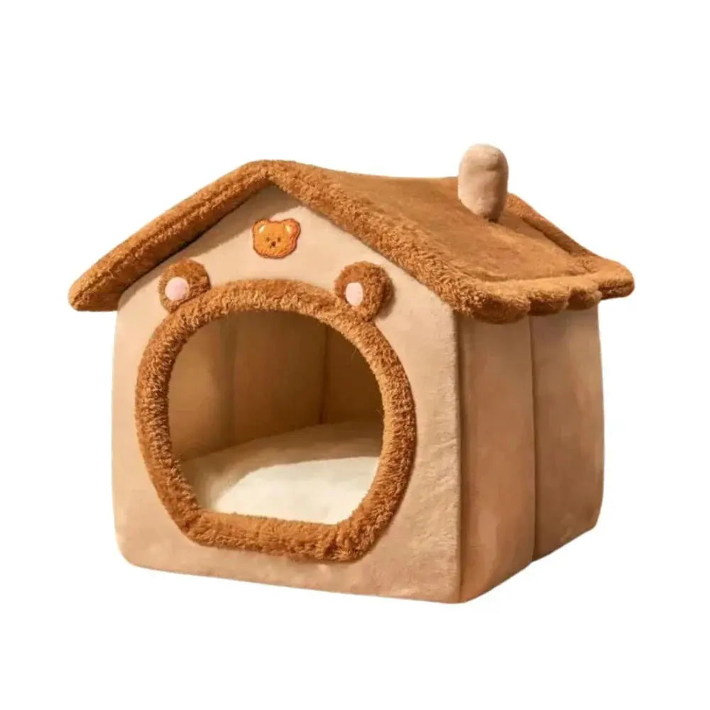 Removable Top Brown Pet House Just A Store