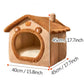 Removable Top Brown Pet House Just A Store