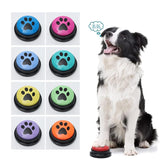 Recordable Dog Communication Buttons with Cute Claw Print - Snugior