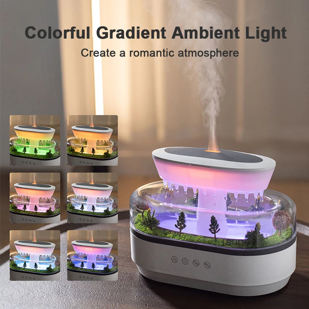 Raindrop Glow – Humidifier & Ambient Light in One - Snugior