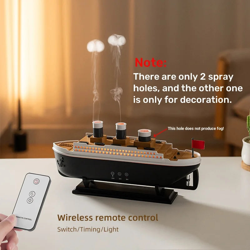 Titanic Ship Air Humidifier: Elegant Décor Meets Fresh Air