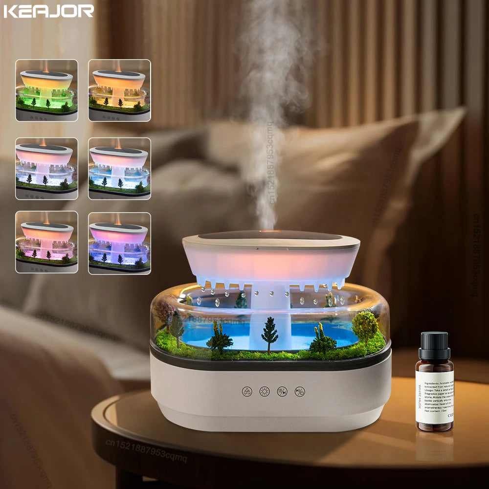 Raindrop Glow – Humidifier & Ambient Light in One - Snugior