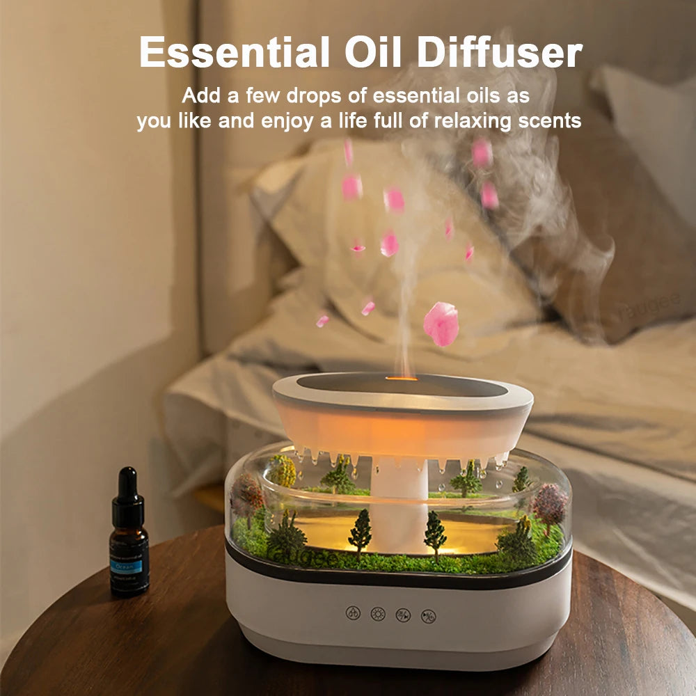 Raindrop Glow – Humidifier & Ambient Light in One - Snugior
